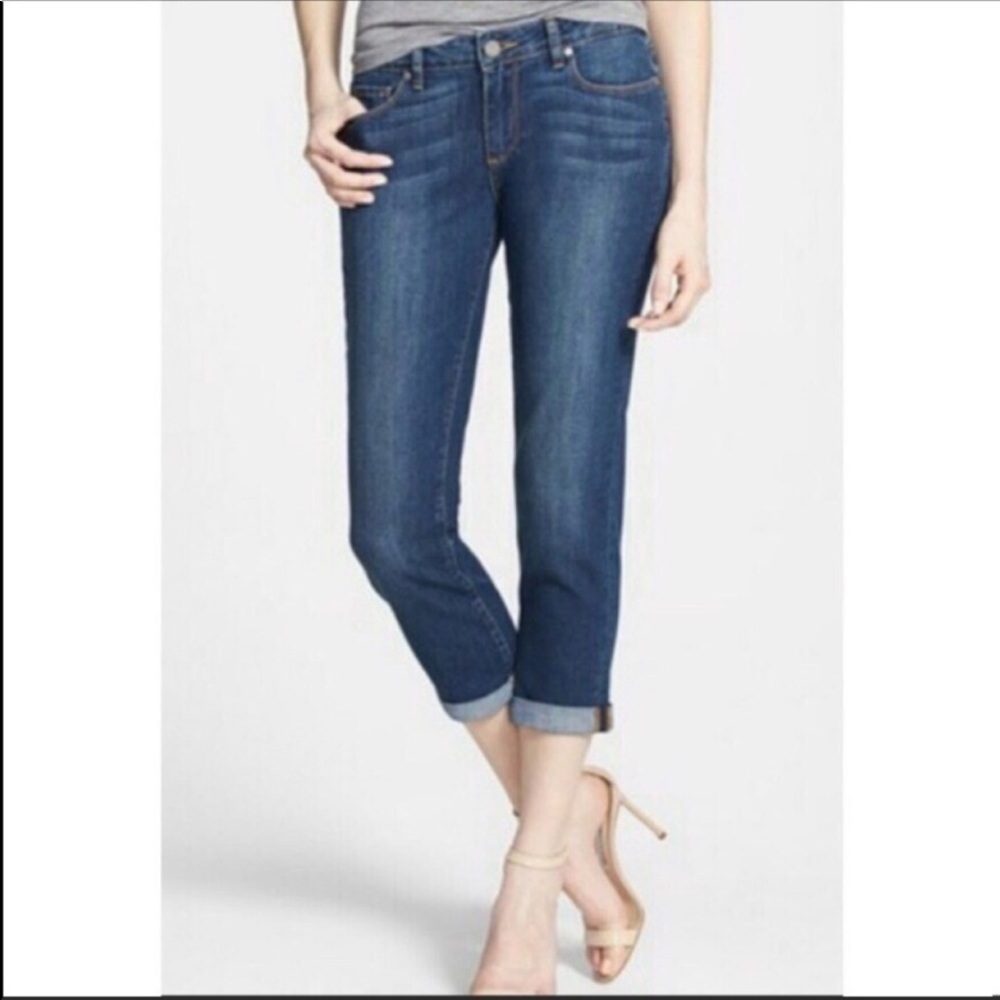 PAIGE Laurel Canyon Cropped Ankle Capri Jean